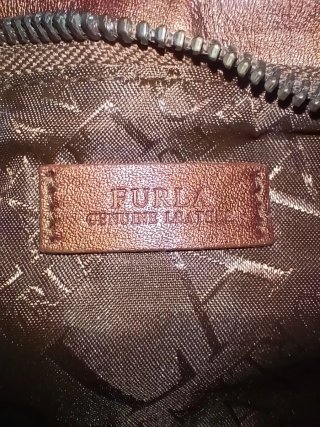 Borsa a spalla FURLA color bronzo metallizzato