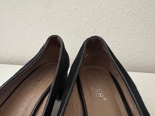 Zapatos STEPTER ante negro talla 37