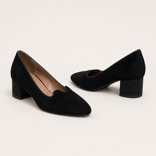 Zapatos STEPTER ante negro talla 37