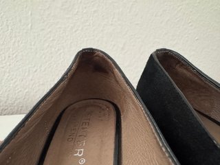 Zapatos STEPTER ante negro talla 37