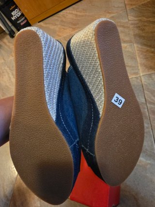 Sandalias cuña vaqueras T.39 nuevas