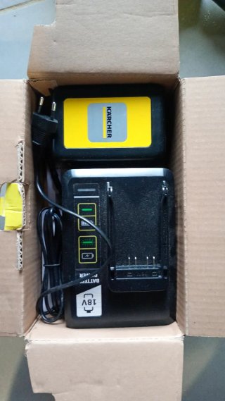 Aspiradora Karcher a batería