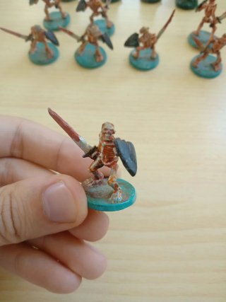 12 No Muertos Espada Escudo Ral Partha Metal D&D