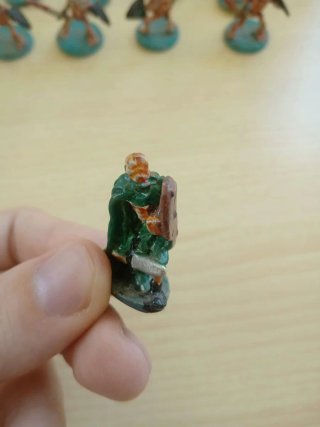 12 No Muertos Espada Escudo Ral Partha Metal D&D