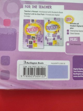 Libro de inglés OPTIONS 4°ESO