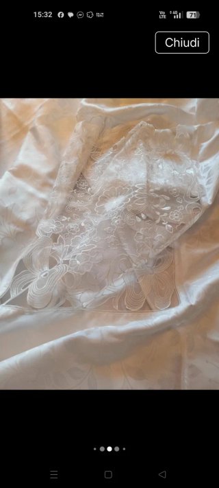 Biancheria letto matrimoniale raso e seta