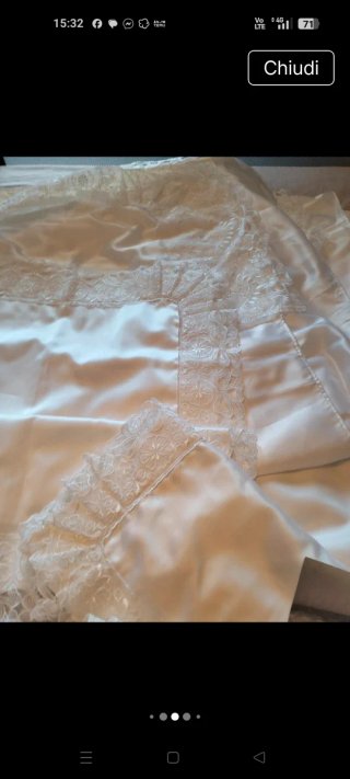Biancheria letto matrimoniale raso e seta