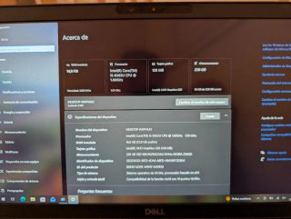 Portátil Dell Latitude 5300 13 tactil  i5/16GB/256