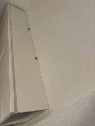Cabecero IKEA BRIMNES Blanco con Estantes