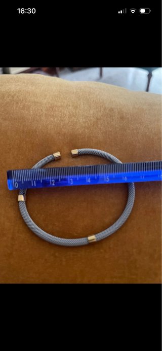 Pulsera malla acero inoxidable dorada y plateada