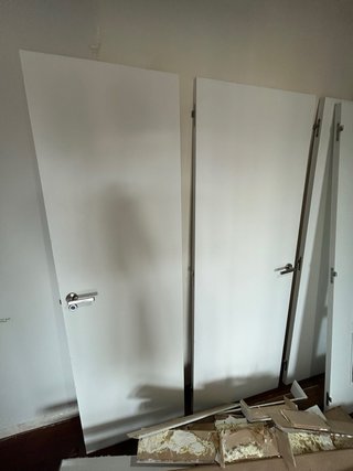 Puertas madera interior piso