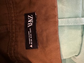Conjunto Blusa Beige y Pantalón Lunares