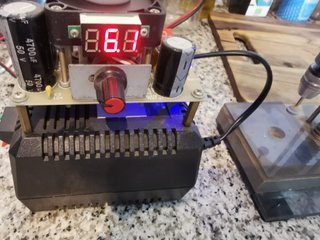 Fuente 0-30V + Taladro Minicraft MB160