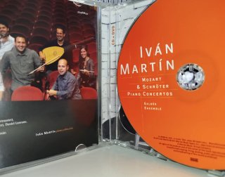 CD+DVD Iván Martín Mozart & Schröter Piano Concert