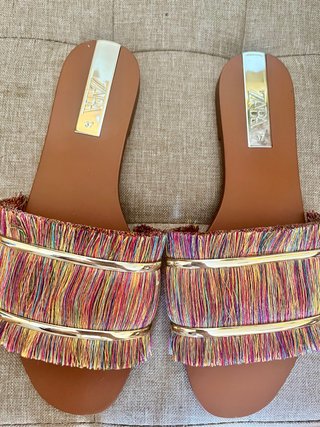 Sandalias Zara Multicolor Talla 37