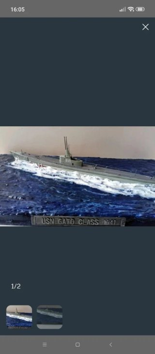 Submarino USN Gato Class 1941