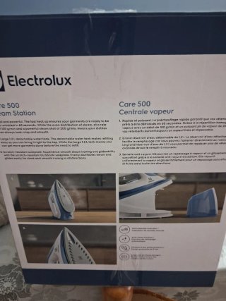Ferro da stiro Electrolux con caldaia
