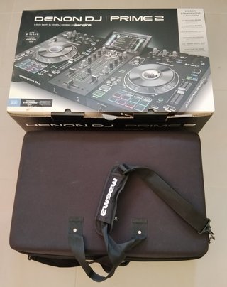 Controladora Denon Prime 2 + Caja + Maleta