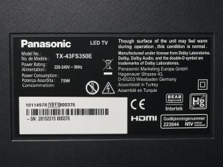 Televisor Panasonic TX-43FS350E 43