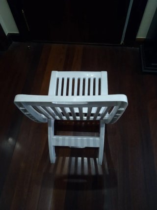 Silla plegable de plástico para playa o jardín