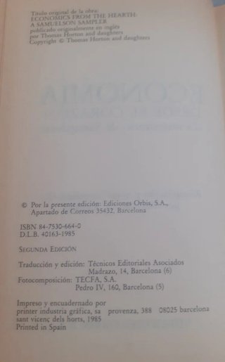 Economía desde el corazón un muestrario de Samu...