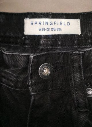 Shorts vaqueros talla 36 Springfield negros