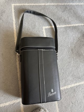 Estuche de cuero Beronia para vino