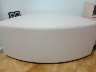 Mesita Noche/Puff Auxiliar Rosa