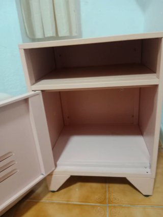 Mesita Noche/Puff Auxiliar Rosa