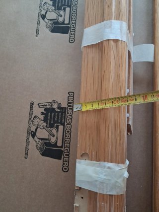Puerta doble madera roble+premarco + tapeta
