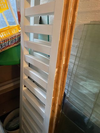 Libreria componibile legno e vetro