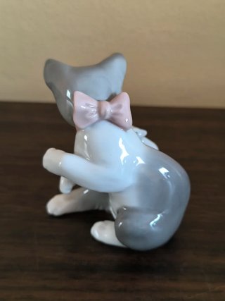 Statuina Lladró Gatto e Topo 1984