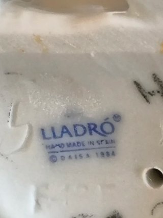 Statuina Lladró Gatto e Topo 1984