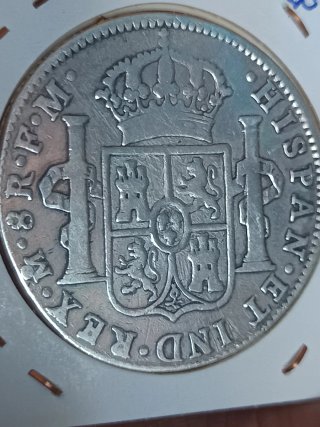 Moneda de Plata 8 Reales 1797 Carolus IIII