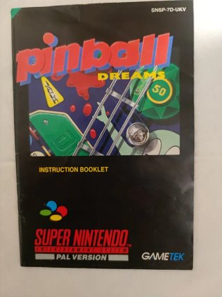 Juego de snes Pinball Dreams ESPAÑOLIZADO retro