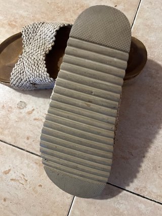Sandalias Camila's esparto plataforma beige 38