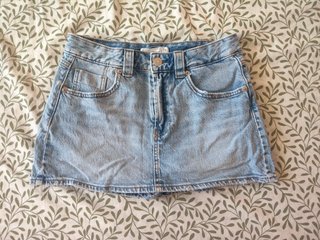 Falda pantalón vaquera azul Talla 34
