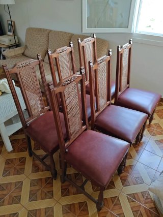 Sillas Retro Madera (6uds)