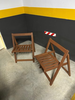 Juego 2 Sillas Jardín Teka Madera