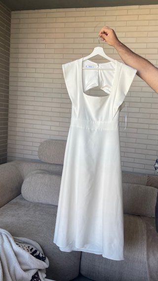Vestido de novia civil MIPHAI blanco