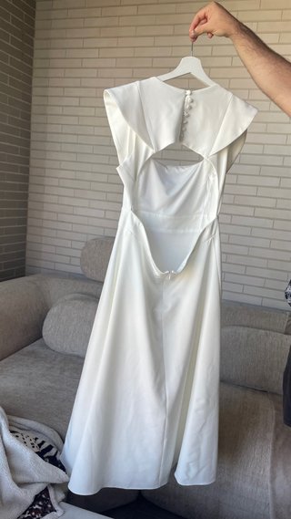 Vestido de novia civil MIPHAI blanco