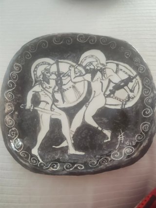 Plato Cerámica Mitología Griega