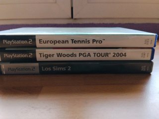 Lote 3 Juegos PS2: Sims 2, Tiger Woods, Tennis