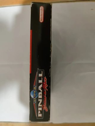 Juego de snes Super Pinball Behind the Mask retro