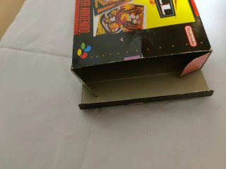 Juego de snes Super Pinball Behind the Mask retro