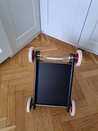 Carrito de madera Brio negro