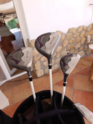 Pack Golf Wilson Diestro Mujer