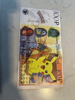 Pack Billetes Pokémon 10000 y 100P
