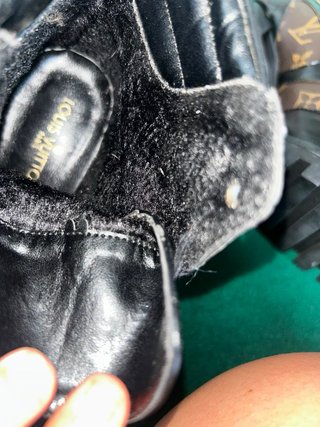 Botas Louis Vuitton tacón negras y marrones