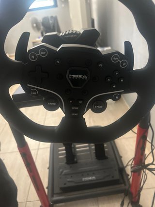 Moza R3 + Pedales Moza SRP Célula de Carga+soporte